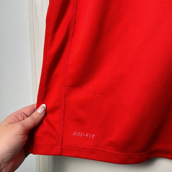 Ole Miss University of Mississippi Dri-Fit Game Day Red Nike Polo Shirt Size XL - Picture 4 of 8